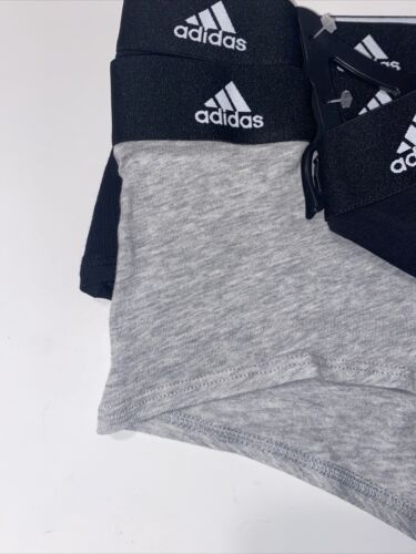Adidas Women's 3-PK Cotton Boy Shorts Underwear 4A1H32 (Size S) NWT MSRP $36