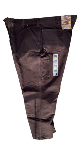 Carhartt Work Pants Washed Double-Front  Duck Brown 46Wx30L Brand New,