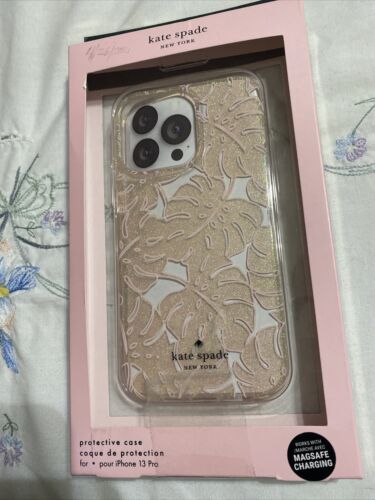 Kate Spade New York Protective Hard-shell Case iPhone 13 PRO Floral Pink