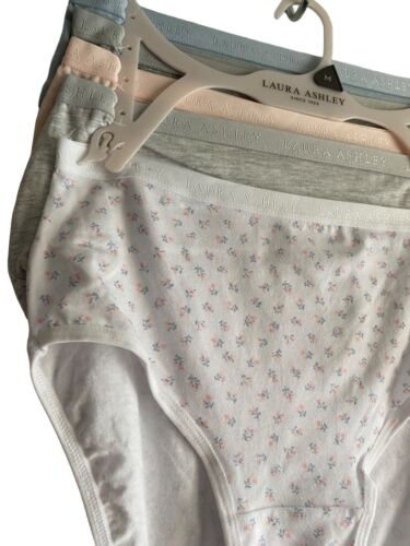 LAURA ASHLEY~5 Pack FIT PANTIES~MULTICOLOR~# LS3615~ORGANIC COTTON~ALL SIZES!