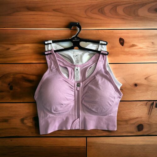 90 Degree By Reflex High Performance~Full Support Sport  Bra Set-Two L~MSRP$58