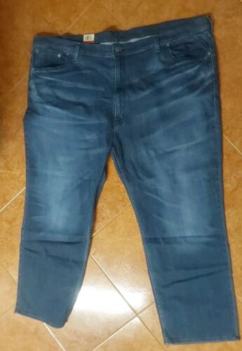 LEVI'S 559 RELAXED STRAIGHT FIT STRETCH JEANS 54" x 32" DARK BLUE LEVI'S A1!!