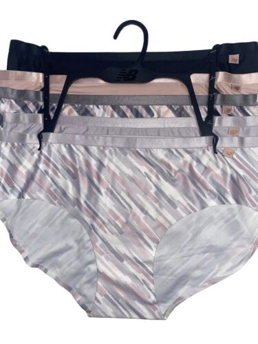 New Balance Super Soft Hipster No-Show Underwear-5 Pack Multicolor panties XL