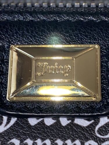 Juicy Couture Pink Denim Black & White Medium Z/A Women Bifold Wallet~STYL ISH
