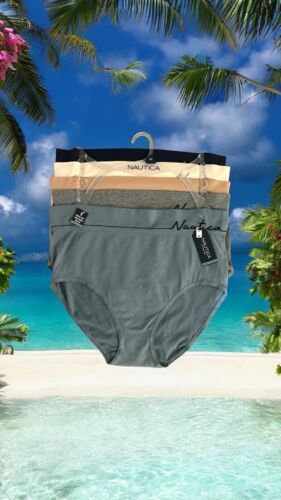 NAUTICA 5 Pack FIT BRIEFS~PLUS SIZES~MULTICOLOR~ NT3465~ALL SIZES~GREAT FIT!
