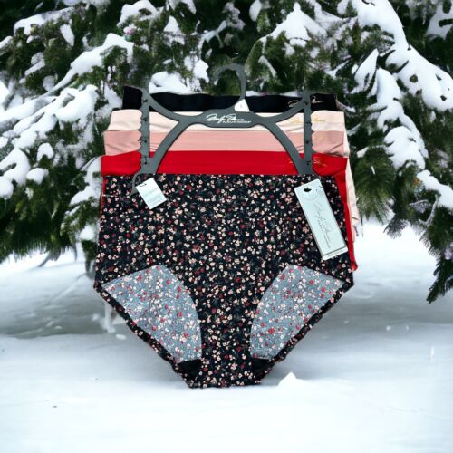 MARILYN MONROE~ 5 Pack FIT BRIEFS NO SHOW~MM9549~MULTICOLOR~ALL SIZES~GREAT FIT!
