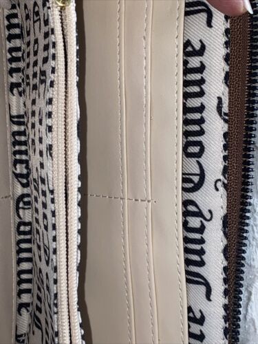 Juicy Couture Gothic Status Brown Logo Wallet  Card Organizer Heat Accent CUTE!