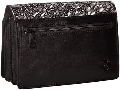 Patricia Nash Lanza Fall Tapestry Leather XBDY Clutch, Wristlet Convertible Flap