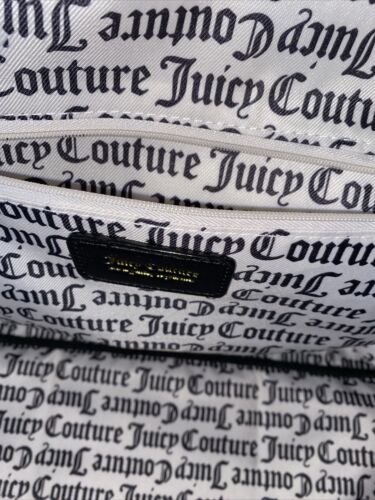 JUICY COUTURE WEEKENDER BAG RAINBOW BLACK BOLD WORD PLAY RETAIL$109 BEAUTIFUL !