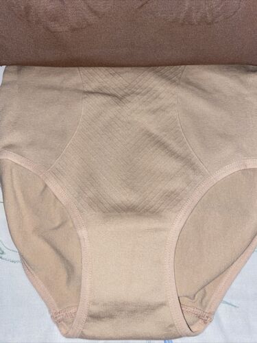 NAUTICA INTIMATES NT7164 3PKD MF SEAMLESS SHAPING BRIEF PANTIES GREAT FIT! LARGE