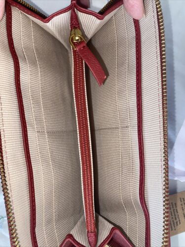 Margot New York leather Gabby Wristlet Wallet & Joyce Card-Case Style# MG3001-CR