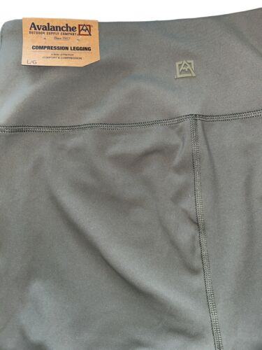 Avalanche Women Pants~Green~Slim Fit Hybrid 4 Way Stretch Woven Knit~CA751R~Sz L