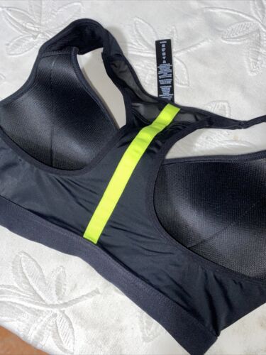 Hind Women's Racerback Sports Bra Size XLARGE Black Athletic Workout Fitness