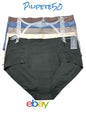 NAUTICA INTIMATES NT3750 PANTIES-5PCK SUPER SOFT HIGH WAIST BRIEF GREAT FIT-XL