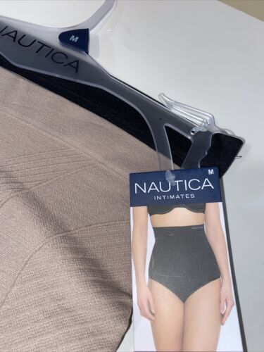 NAUTICA INTIMATES NT7128 2PK-M SEAMLESS HI WAIST SHAPING BRIEF PANTIES GREAT FIT