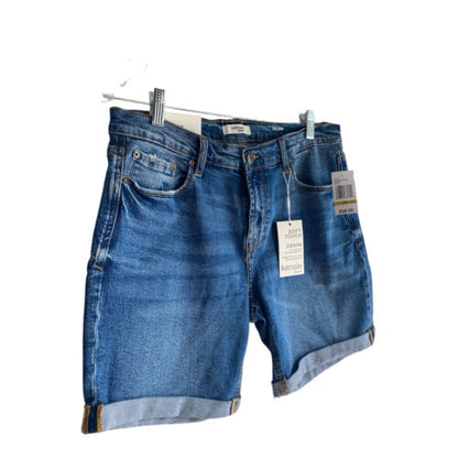 Kensie Jeans~ Luxe Denim Women’s High Rise Shorts~Blue~Size 14/32~70’s LOOK! $58
