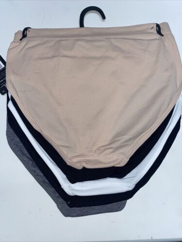 NICOLE MILLER~5 Pk~Seamless Designer Briefs~No Panty Lines~ UNIQUE & SEXY~MEDIUM