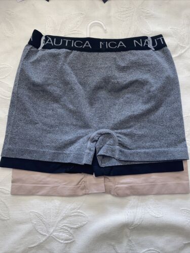 NAUTICA INTIMATES NT4027 - 3 PACK  SUPER SOFT BOYLEGS SEAMLESS  SHORTS GREAT FIT