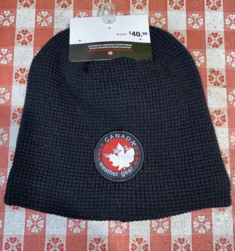 CANADA WEATHER GEAR KNIT 2 PACK BEANIE HAT SUPER WARM FOR THOSE COLD COLD DAYS~