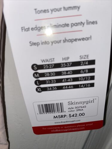 SKINNYGIRL WOMEN'S LASER SHAPING BRIEFS~SG7642~MULTICOLOR~ALL SIZES~GREAT FIT!