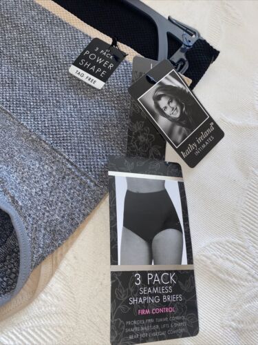 Kathy Ireland Seamless Shaping Briefs Panties Firm Control  L