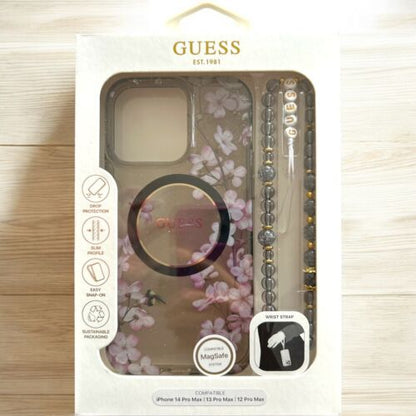 GUESS iPhone 14 Pro Max| 13 Pro Max | 12 Pro Max~Phone Case MagSafe System~Strap