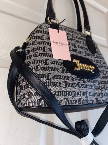 Juicy Couture Satchel XBDY GOTHIC STATUS BLACK CRAZY FOR YOU DOME CUTE!! New