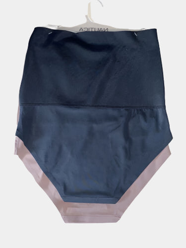 NAUTICA INTIMATES NT7239 2PKD MF SEAMLESS SHAPING BRIEF PANTIES GREAT FIT! ~Sz. L