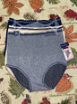 NAUTICA INTIMATES NT7676 3PKD MF SEAMLESS SHAPING BRIEF PANTIES GREAT FIT~LARGE