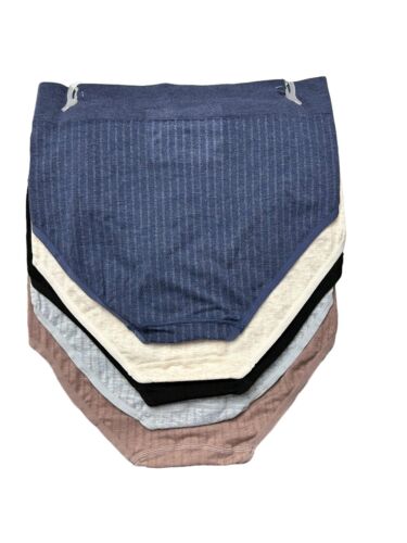 NÁUTICA ~ Women's High Waist NT5835 Underwear Panties Blend Material 5-Pair ~XL