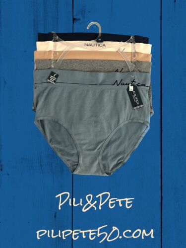 NAUTICA 5 Pack FIT BRIEFS~PLUS SIZES~MULTICOLOR~ NT3465~ALL SIZES~GREAT FIT!