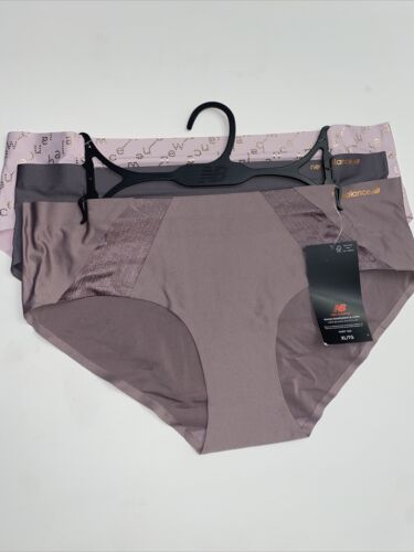 New Balance Super Soft Hipster No-Show Underwear-3 Pack Shades Of Blush XL