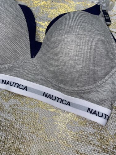 NÁUTICA 2PACK INTIMATES COMFORT BRAS SIZE 36C -WIRELESS-RETAIL $48-BEAUTIFUL NEW
