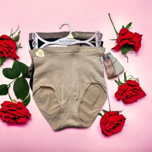 JUICY COUTURE~3 Pk  WOMEN’S FIT PANTIES~MULTICOLOR~  JC4301~ALL SIZES~GREAT FIT!