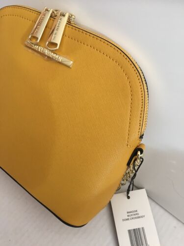 STEVE MADDEN Women’s Handbag ~B Maggie Mustard Dome Crossbody NWT~ RARE FIND!