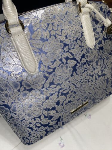 Brahmin Duxbury Satchel Aquarius Stratford Double Handle & Shoulder Bag UNIQUE!