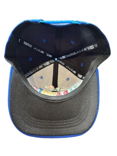 TARAPOTO~Peruvian Amazon Side~Hat Cap Blue Embroidered Multicolor Strap Back NEW