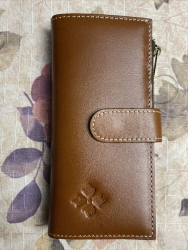 Patricia Nash P87401 Nazari Tan Leather Wallet - Tan Beautiful!! NIB