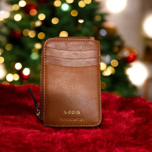 Lodis Wallet  Brown Catalina RFID Protection Genuine Leather