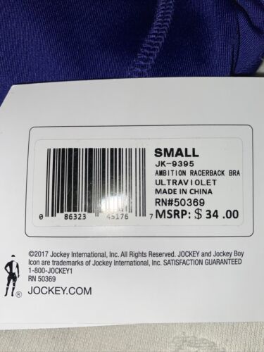 Jockey Ambition Racerback Sport Bra Bra - Choose Size - NEW