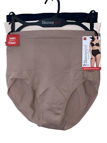 Skinnygirl Shaping Seamless Briefs Size MEDIUM 3  pair Style SG7715￼￼ New