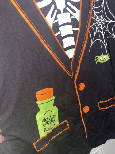HALLOWEEN Denim & Flower Ricky Singh Halloween Long Sleeves Tee T-shirt. Size M.