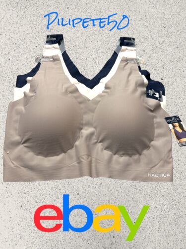 NÁUTICA 3PACK INTIMATES LOUNGE SIZE 3XL BRAS LASER CUT -NT2081 -BEAUTIFUL!