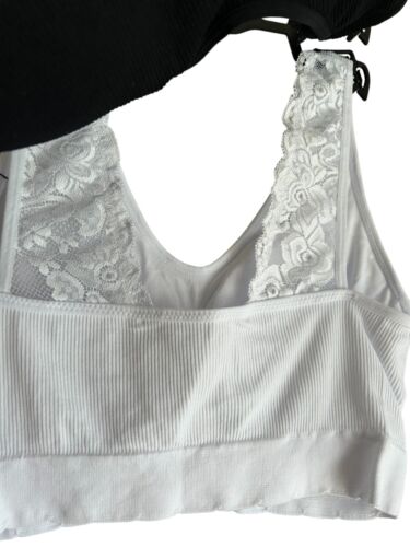 Delta Burke 2-Pack Seamless Bras Size 1X Soft Comfort Lounge Removable Pads NEW