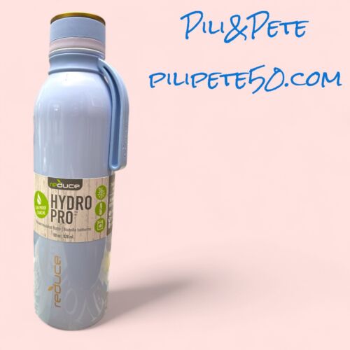 REDUCE Hydro PRO Vacuum Insulated Light Blue Stainless Steel Water Bottle 28 oz