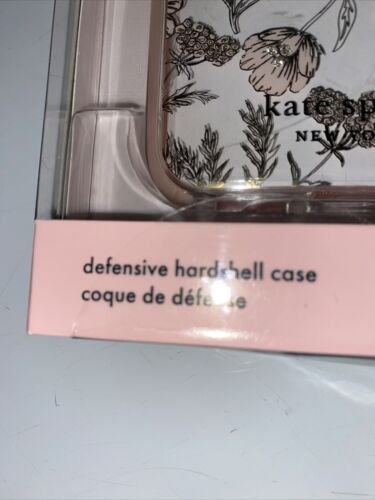 Kate Spade Pink Flowers With Rhinestones Clear iPhone 11 Pro case NEW