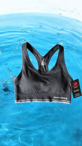 NEW BALANCE~Sports Bra~Medium Impact~Black & Heather Gray~ALL SIZES~ GREAT FIT!