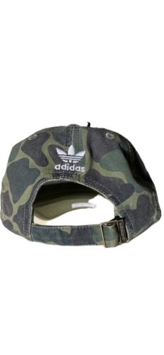 Adidas Women's Cap Originals Relaxed Camo Adjustable Back Strap Olive Green Nice