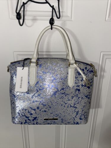 Brahmin Duxbury Satchel Aquarius Stratford Double Handle & Shoulder Bag UNIQUE!