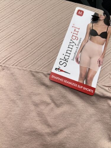 Skinnygirl Shaping Seamless Slip Shorts Size M~2 pair SG7032~TAMES YOUR TUMMY!